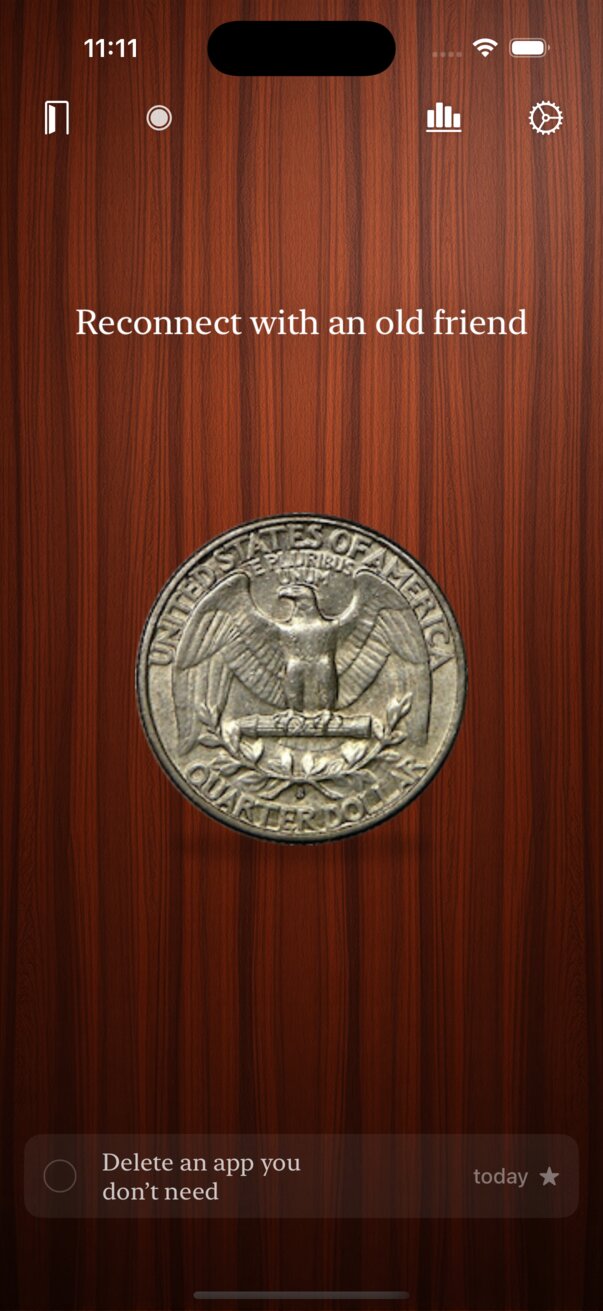 Flippr Daily Moments feature