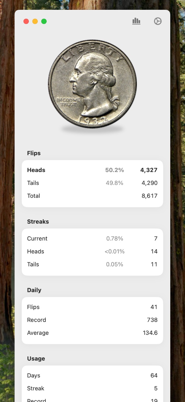 Flippr on macOS window